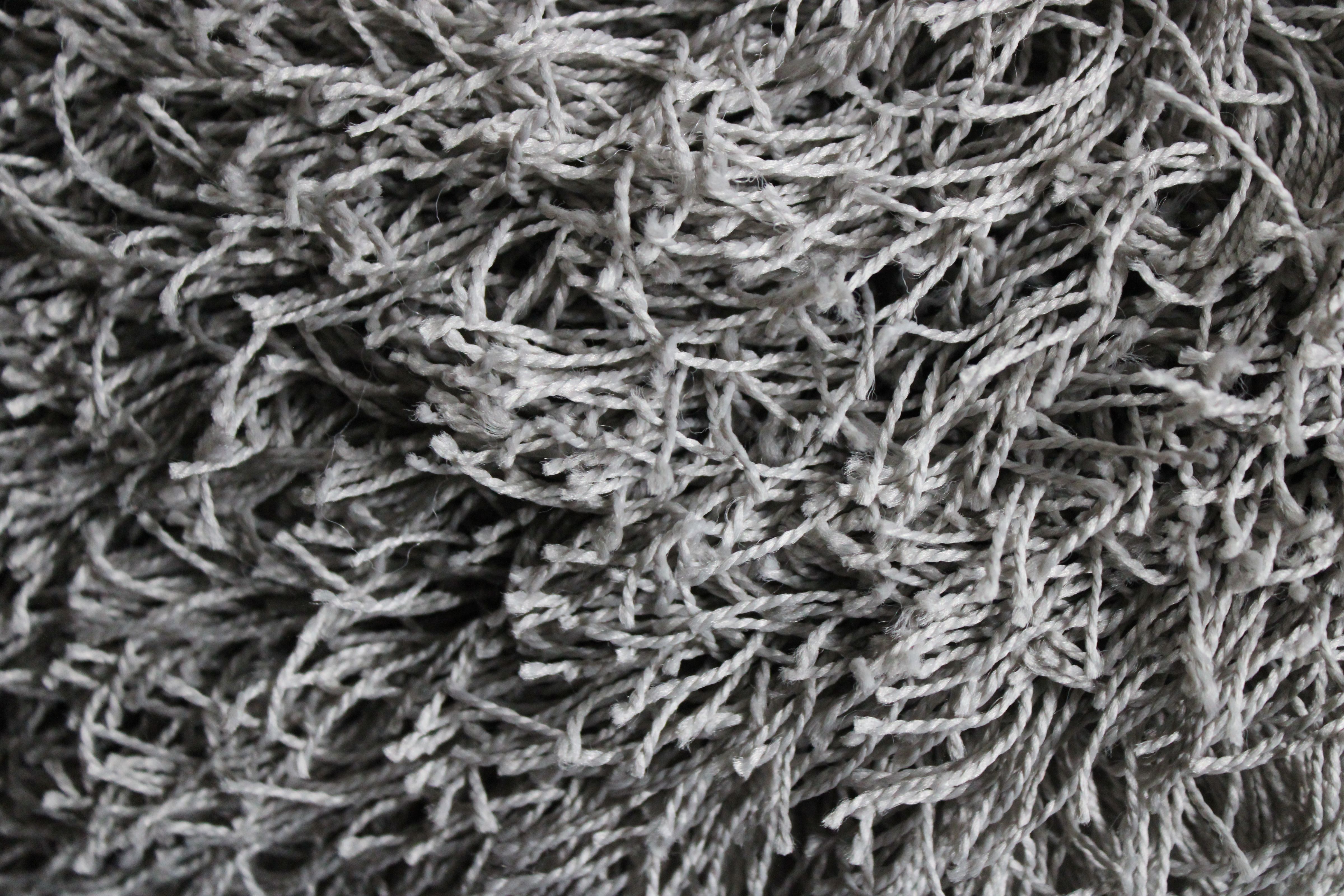 Gray Moon Shag Rug